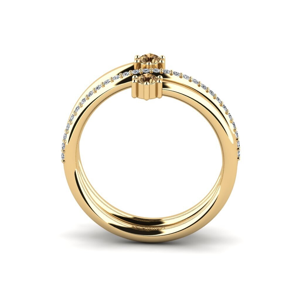 Diamante café Anillo Outih