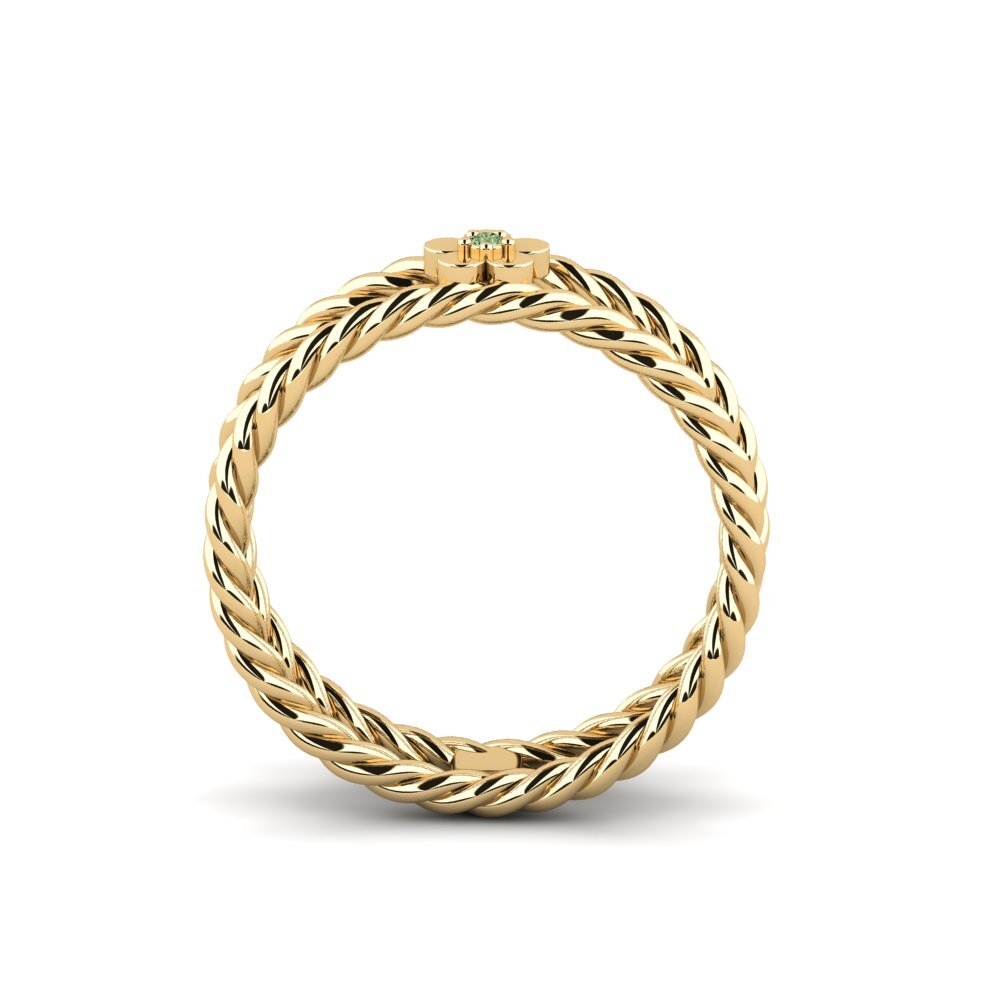 Grüner Diamant Ring Pamerkem