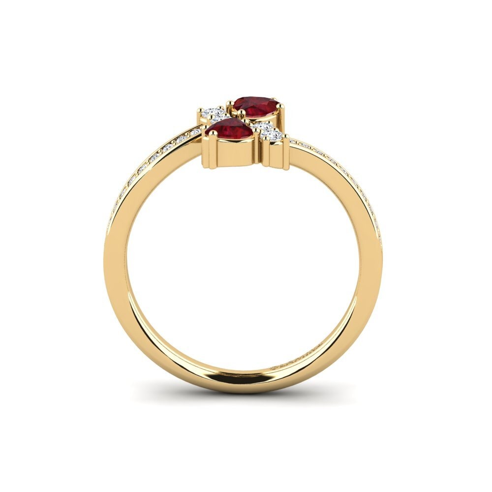 Ruby Ring Paveno