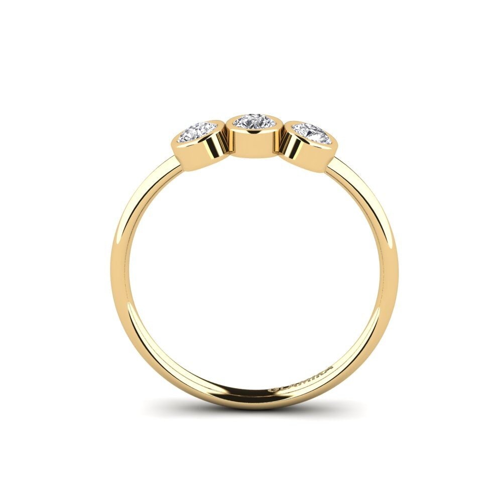 Moissanite Anel de Noivado Picneted