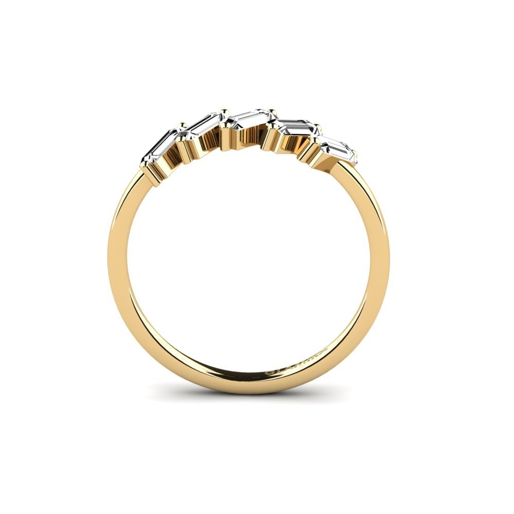 Moissanite Anel de Noivado Porte
