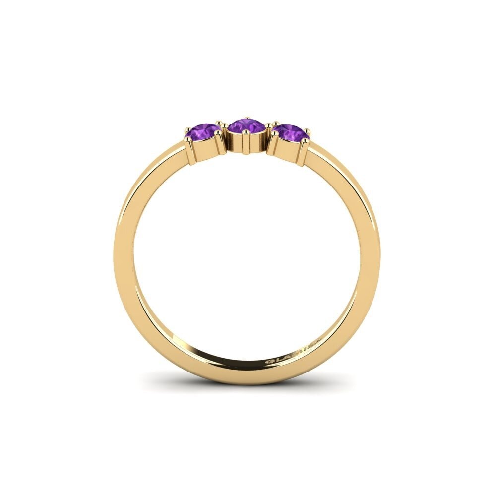 Amatista Anillo de compromiso Sappar