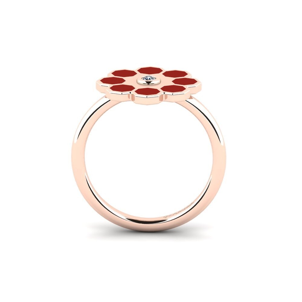 Rotgold 375 Ring Sculgi