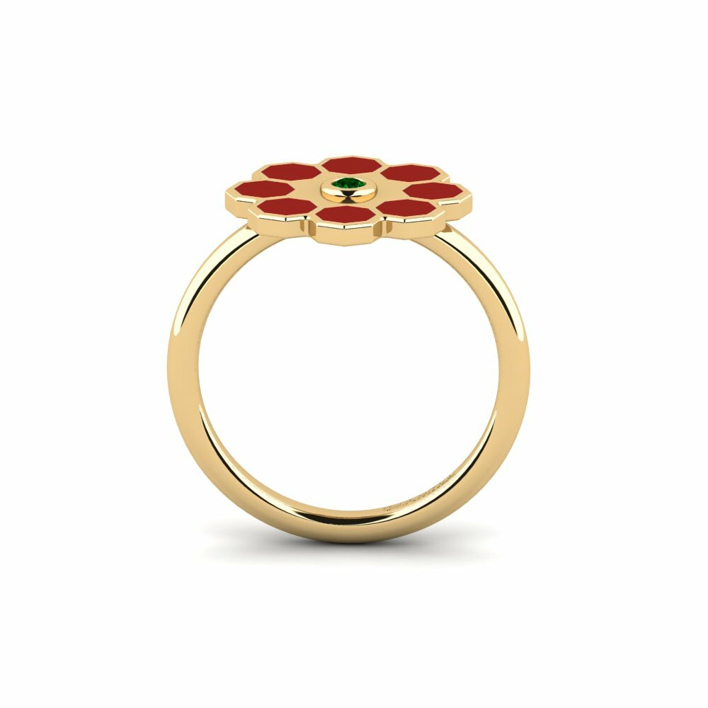 Zircone Vert Bague Sculgi