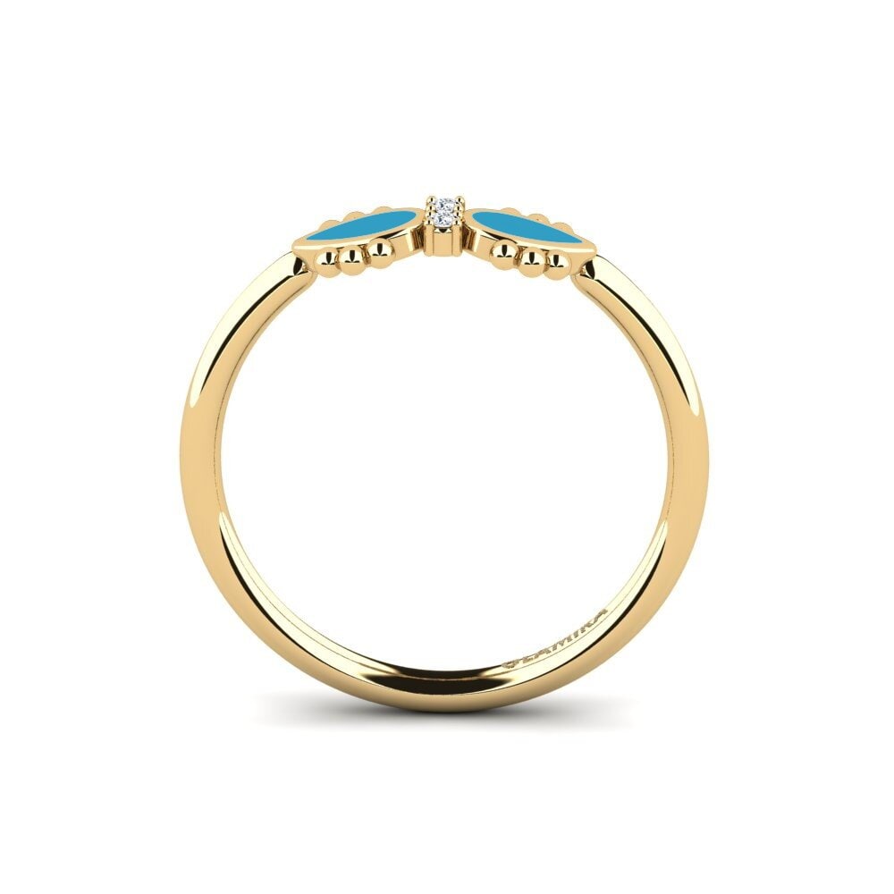Or Jaune 9k Bague Shreake