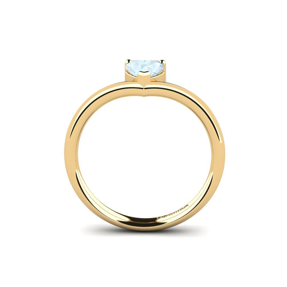 Aquamarine Engagement Ring Siagh