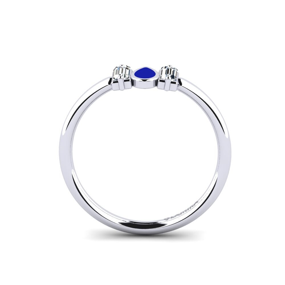 Weißgold 375 Ring Sihgh