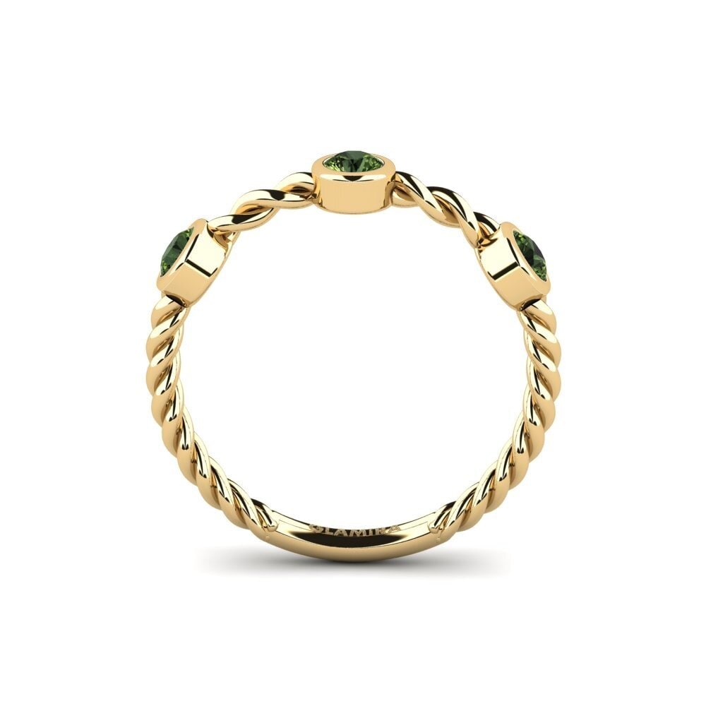 Green Sapphire Engagement Ring Spriote