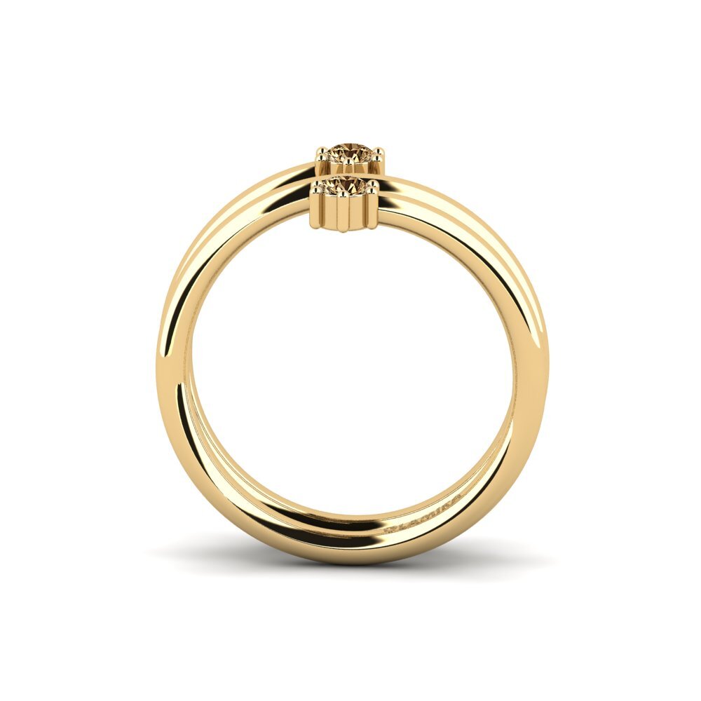 Diamante café Anillo Srprise