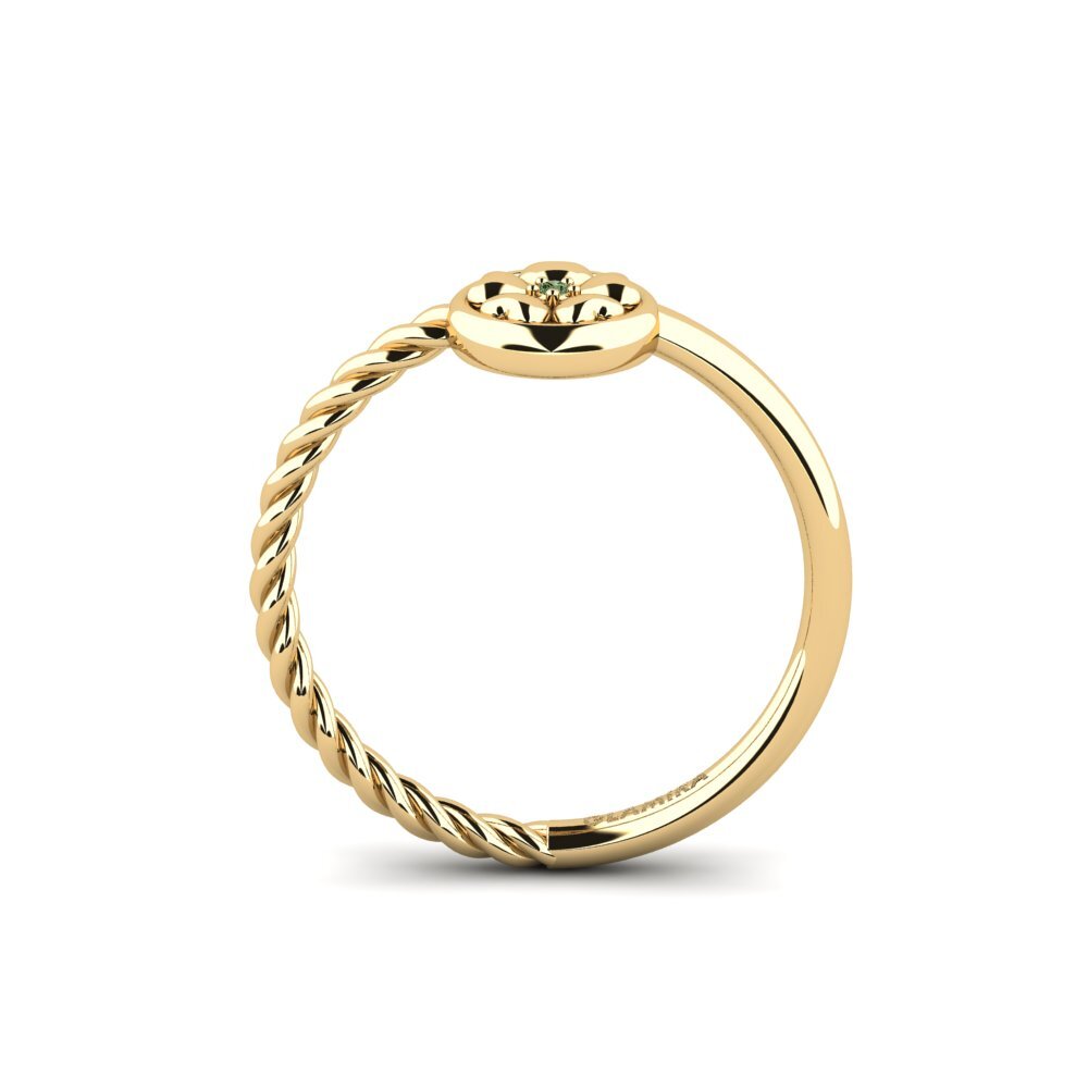 Grüner Diamant Ring Sufrod