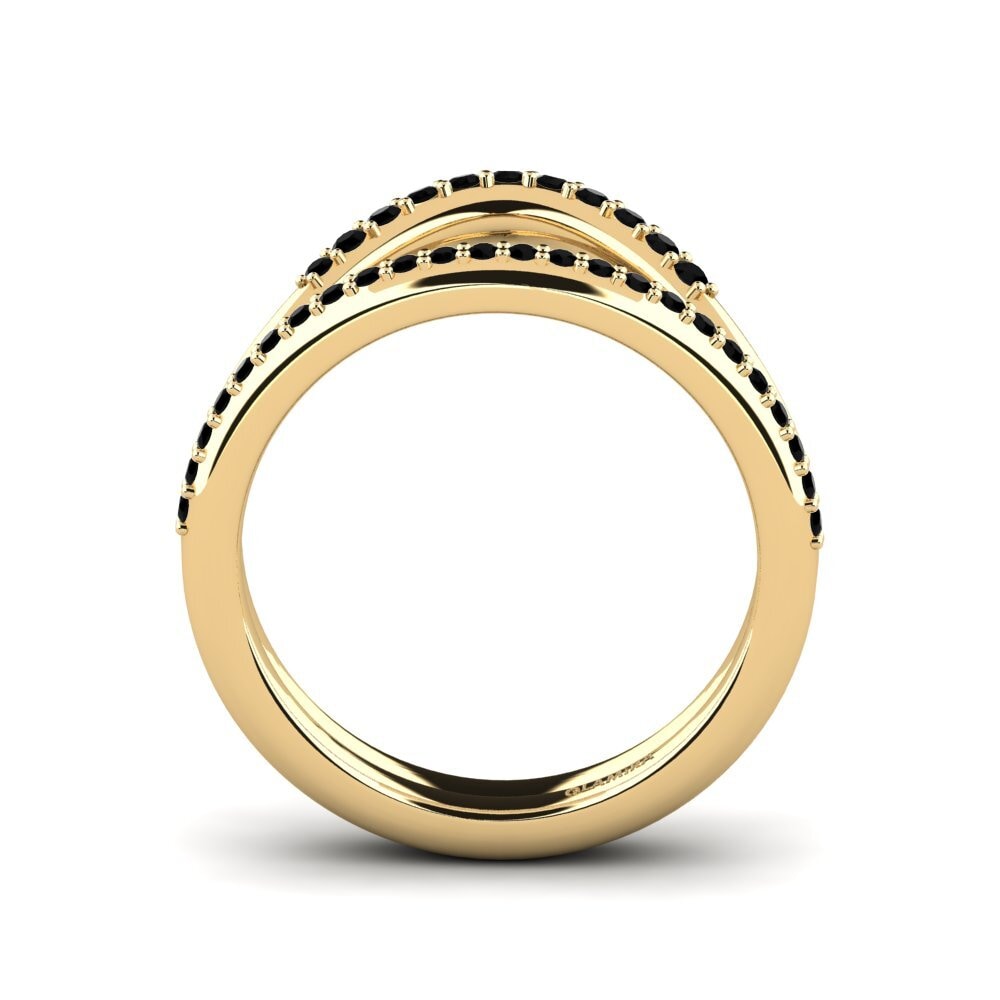 Zafiro negro Anillo Summoun