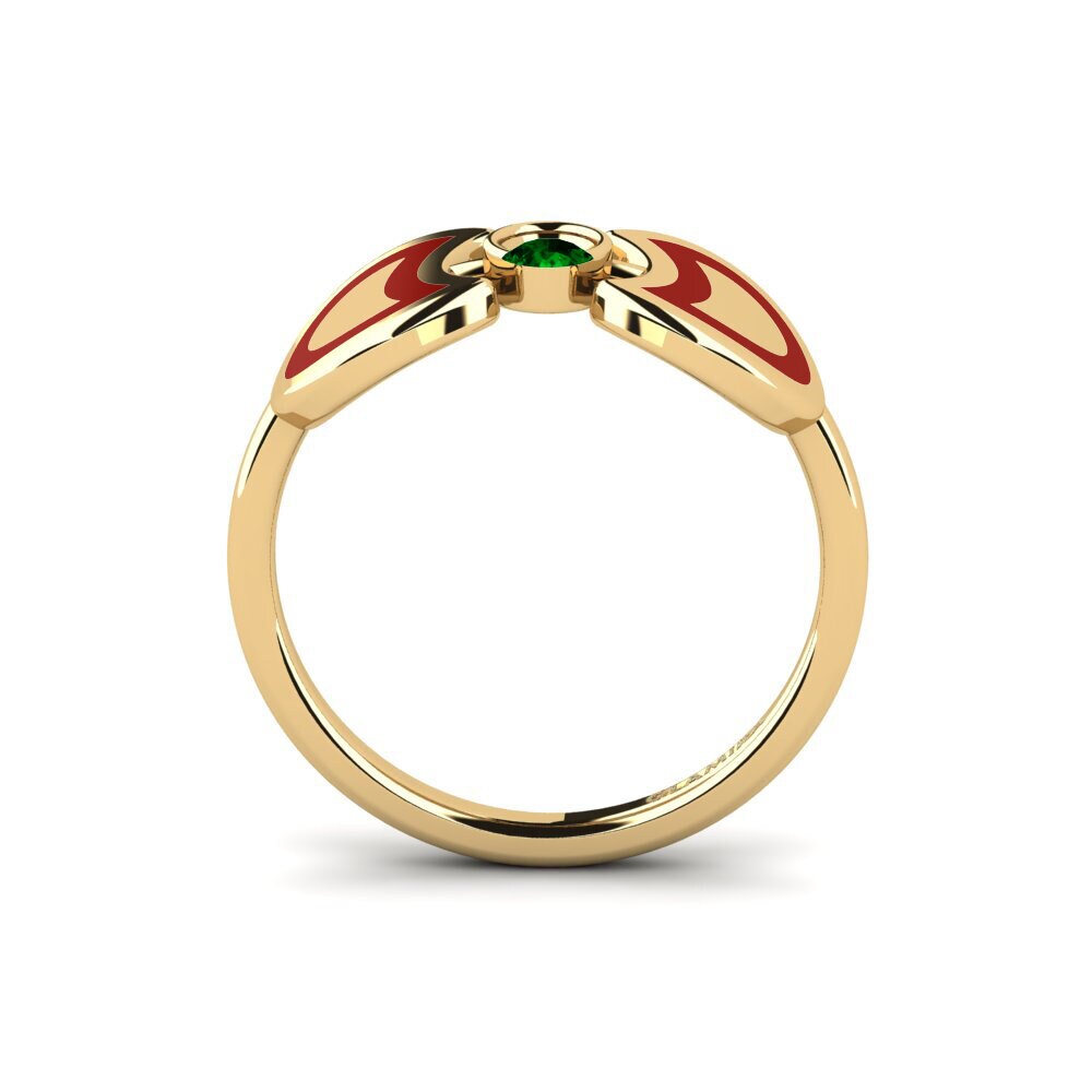 Zircone Vert Bague Lizbethor
