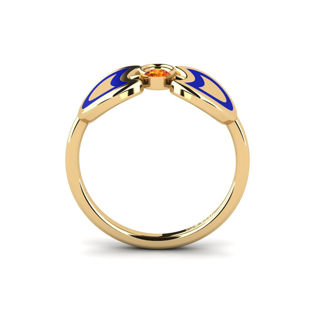 Saphir orange Bague Lizbethor