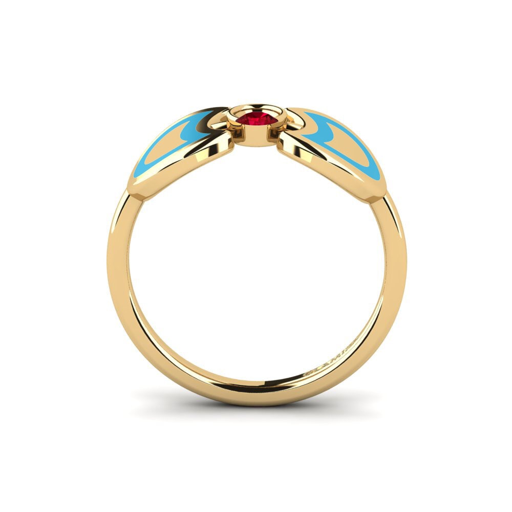Roter Zirkonia Ring Lizbethor