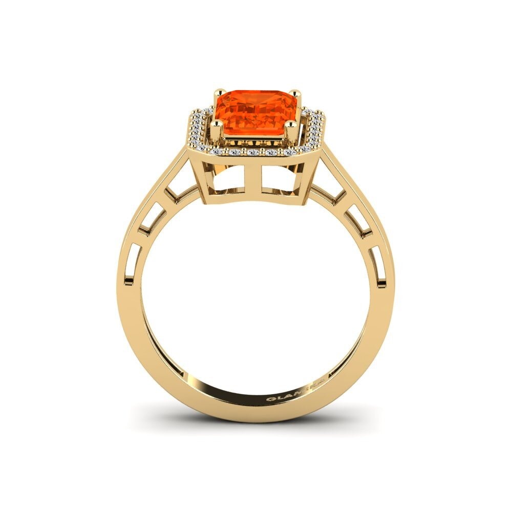 Ópalo Fuego Anillo de compromiso Manifoldness