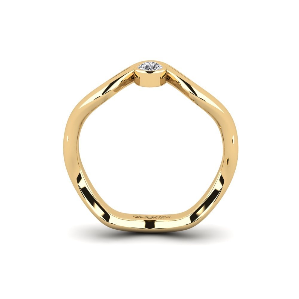 Lab Grown Diamond Engagement Ring Moyut