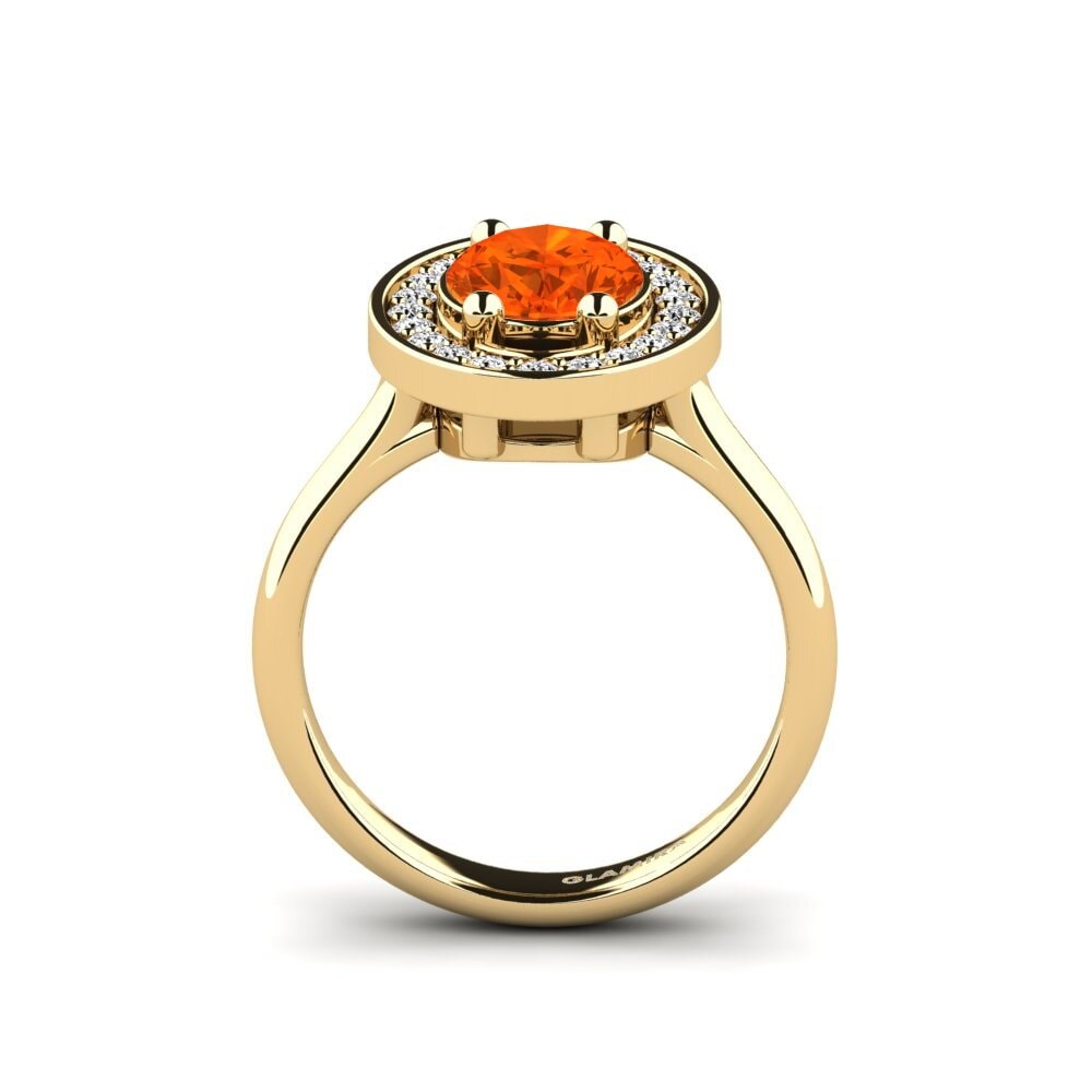 Ópalo Fuego Anillo de compromiso Olpeamse