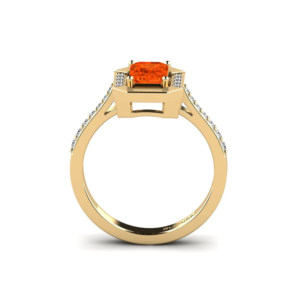 Ópalo Fuego Anillo de compromiso Originaire