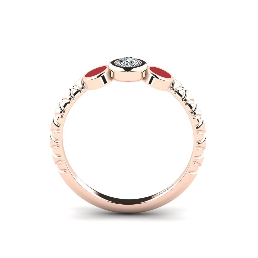 Rotgold 375 Ring Owicim