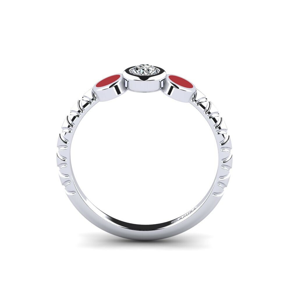 Argent Blanc Bague Owicim