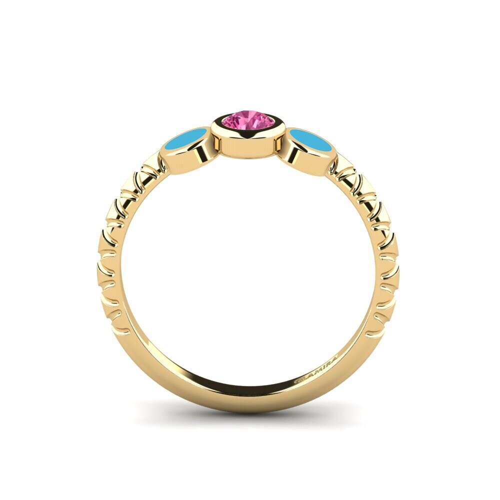 Rosa Turmalin Ring Owicim