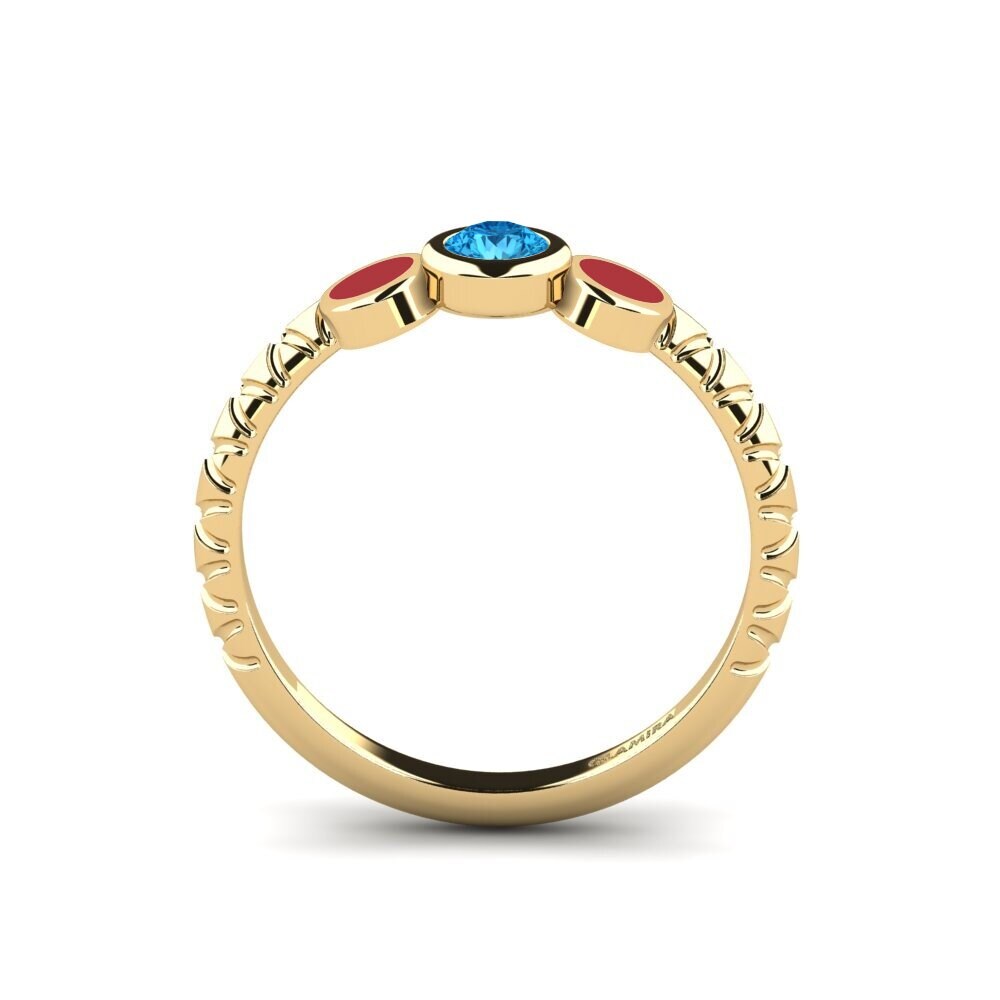 Blauer Topas Ring Owicim