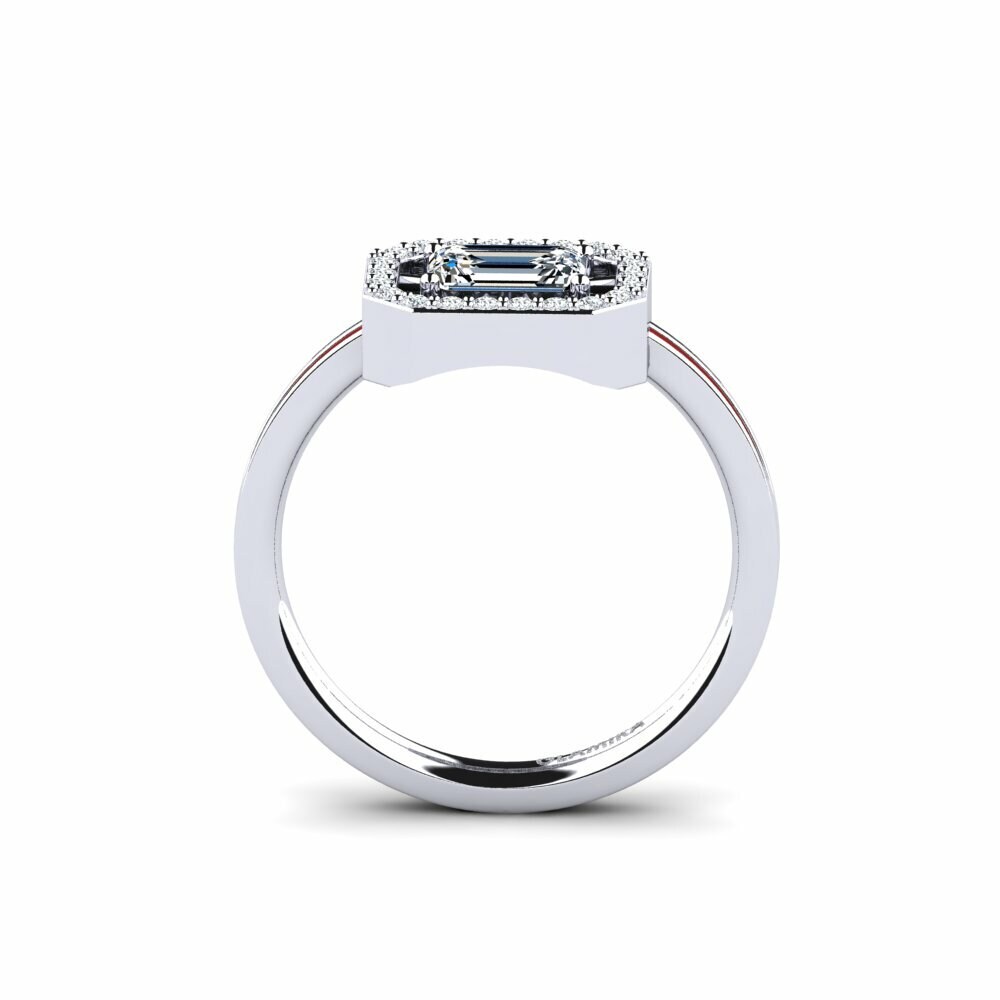 Argent Blanc Bague Owroni