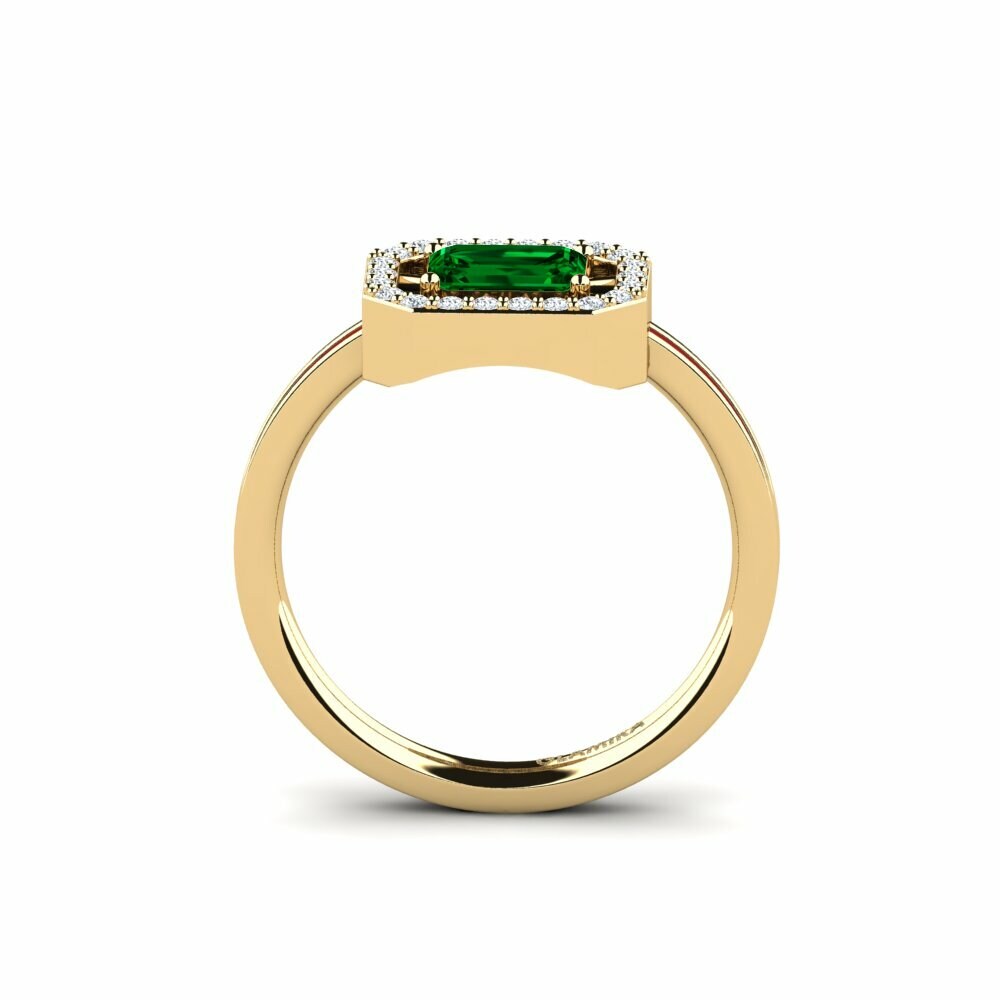 Zircone Vert Bague Owroni