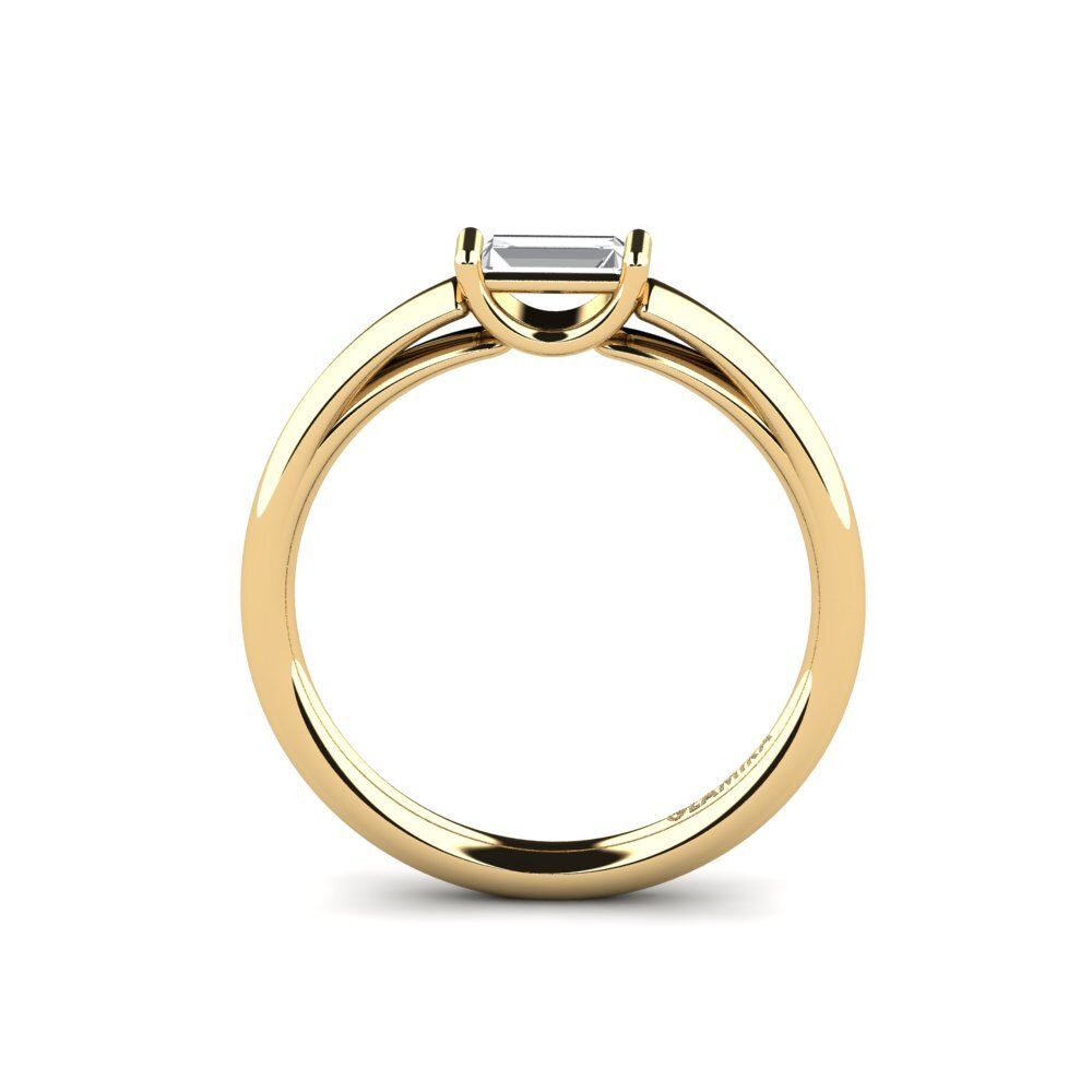 Weißer Saphir Ring Parsal