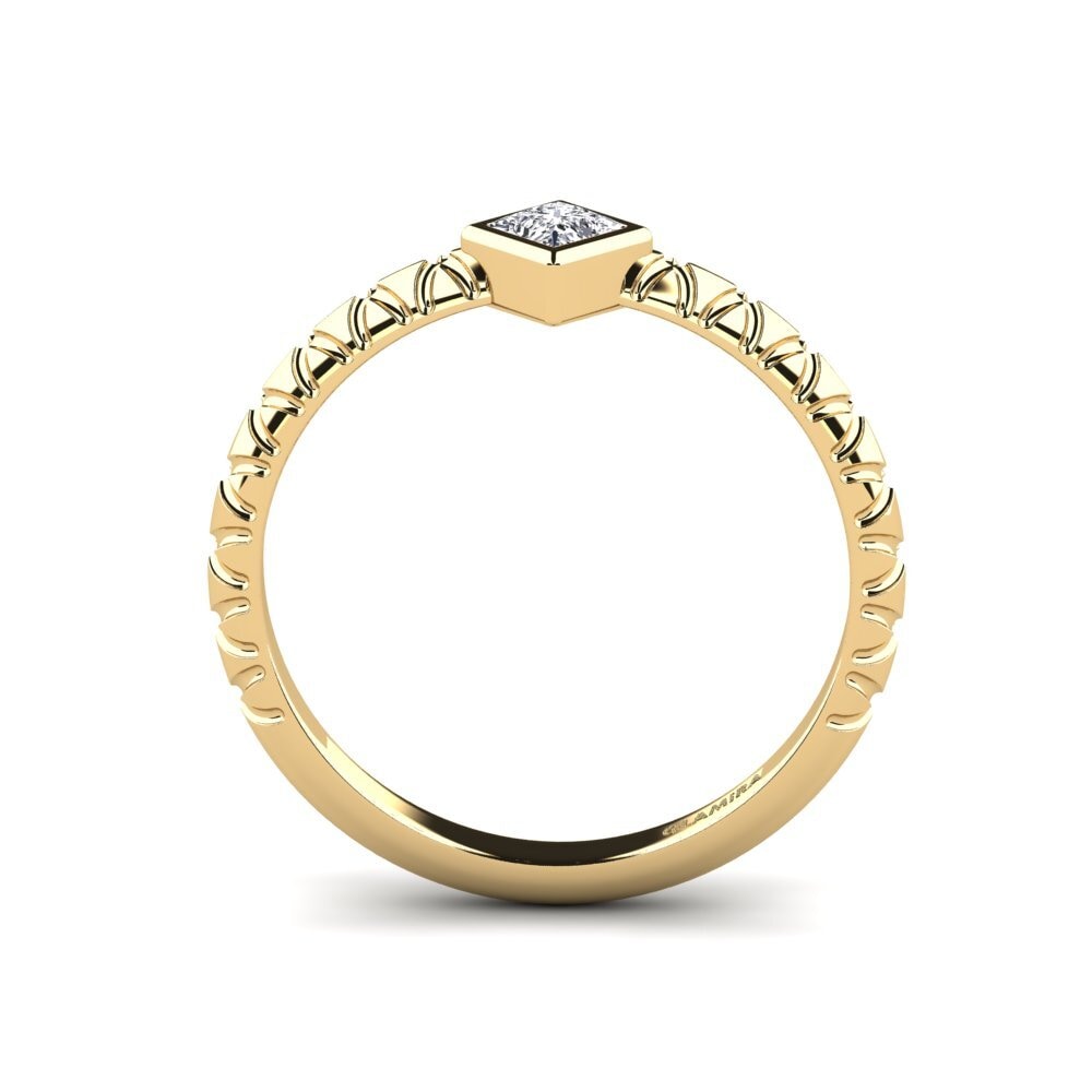 Lab Grown Diamond Engagement Ring Rayonnant