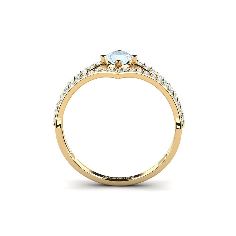 Aquamarine Engagement Ring Rentere