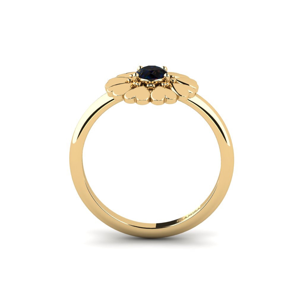 Opalo Negro Anillo Rive