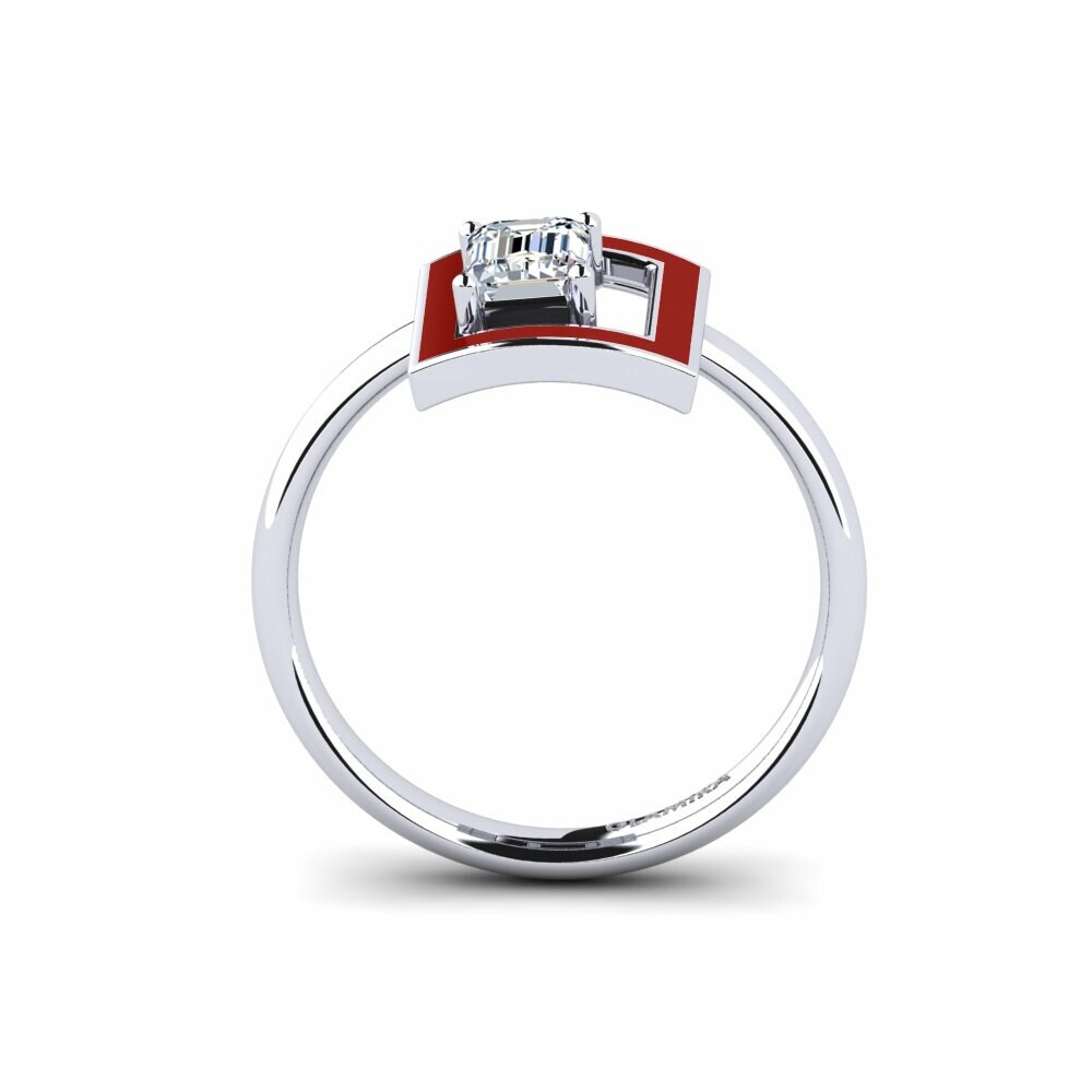 Argent Blanc Bague Roble