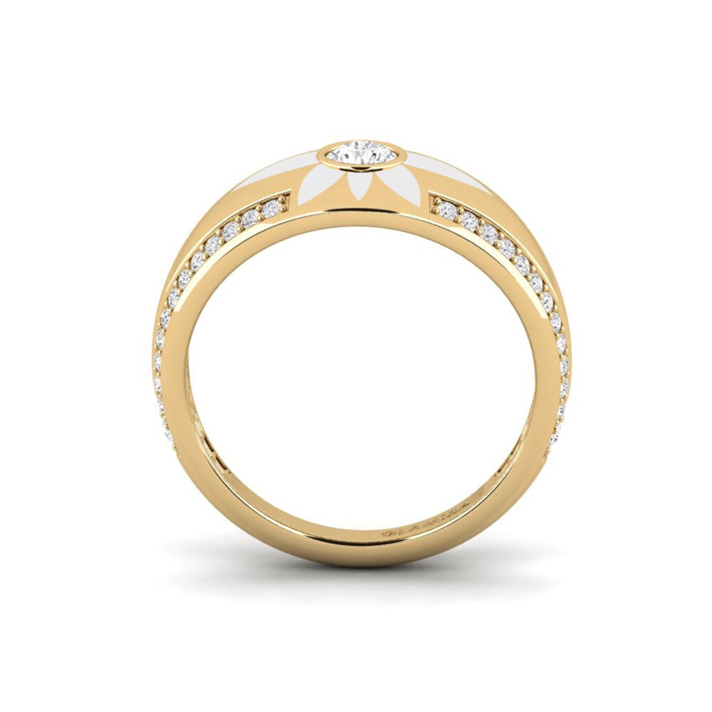 Weißer Saphir Ring Rochellxv