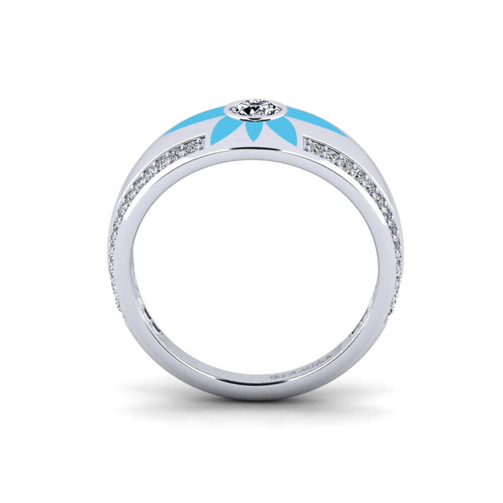950 Platin Ring Rochellxv