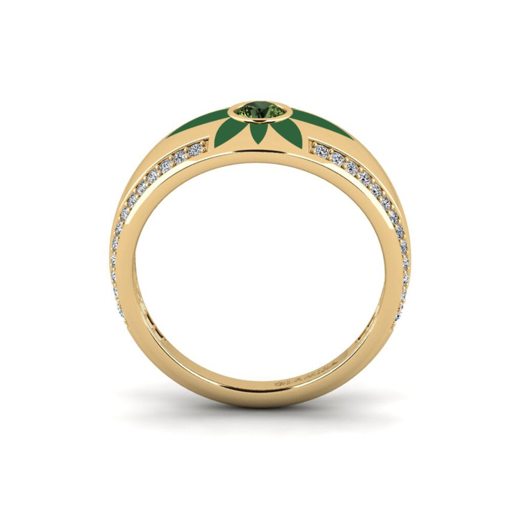 Grüner Saphir Ring Rochellxv