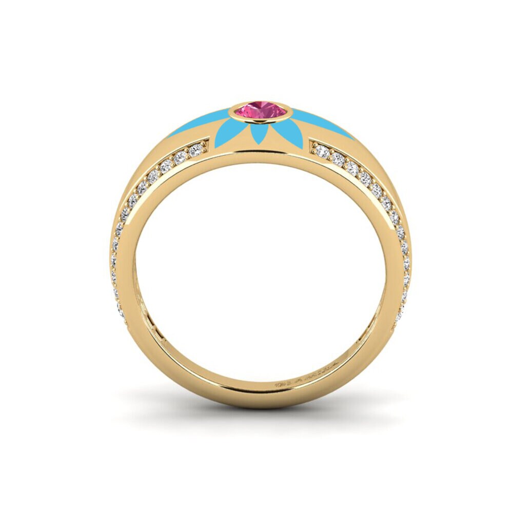 Rosa Turmalin Ring Rochellxv
