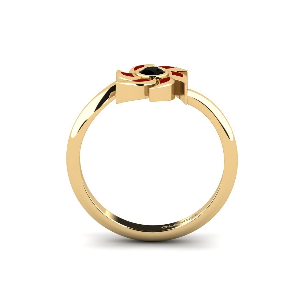 Schwarzer Onyx Ring Unspread