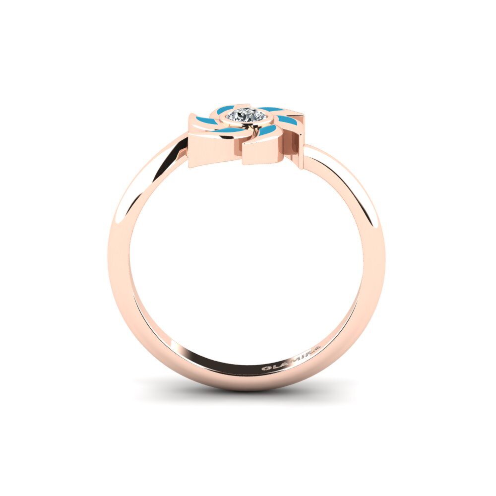Rotgold 375 Ring Unspread