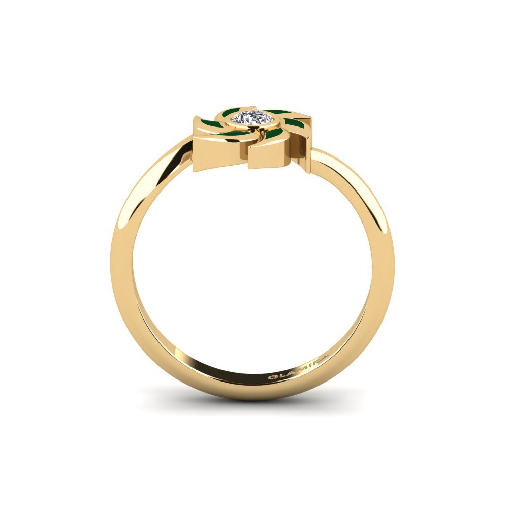 Labor-gezüchteter Diamant Ring Unspread