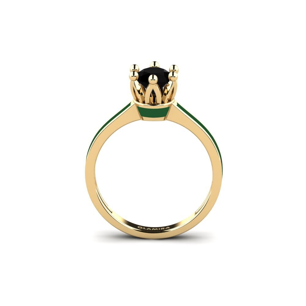 Schwarzer Onyx Ring Uriss