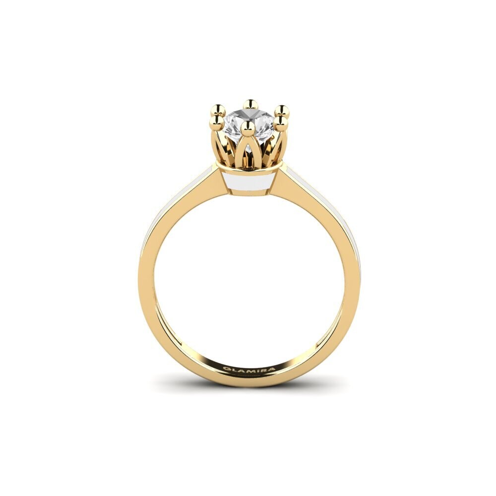 Weißer Saphir Ring Uriss