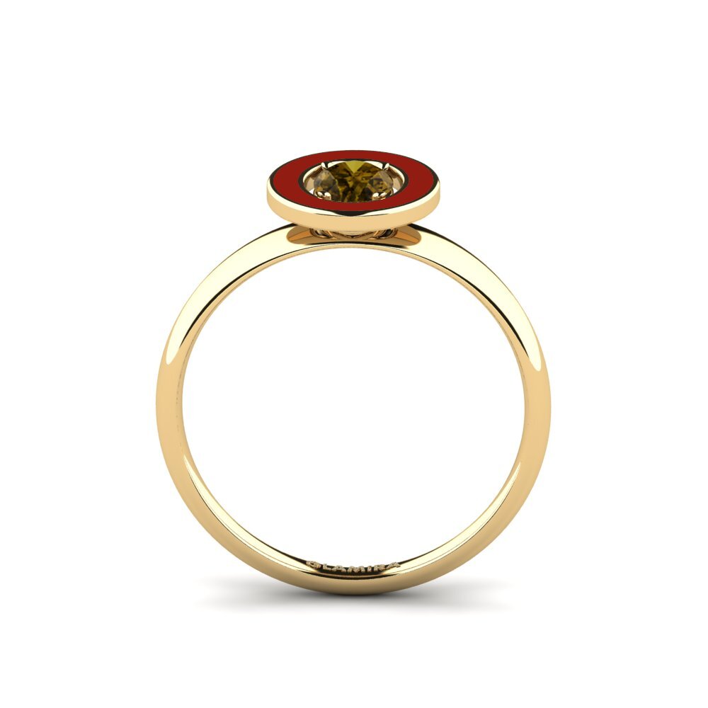 Brauner Zirkon Ring Wuchang