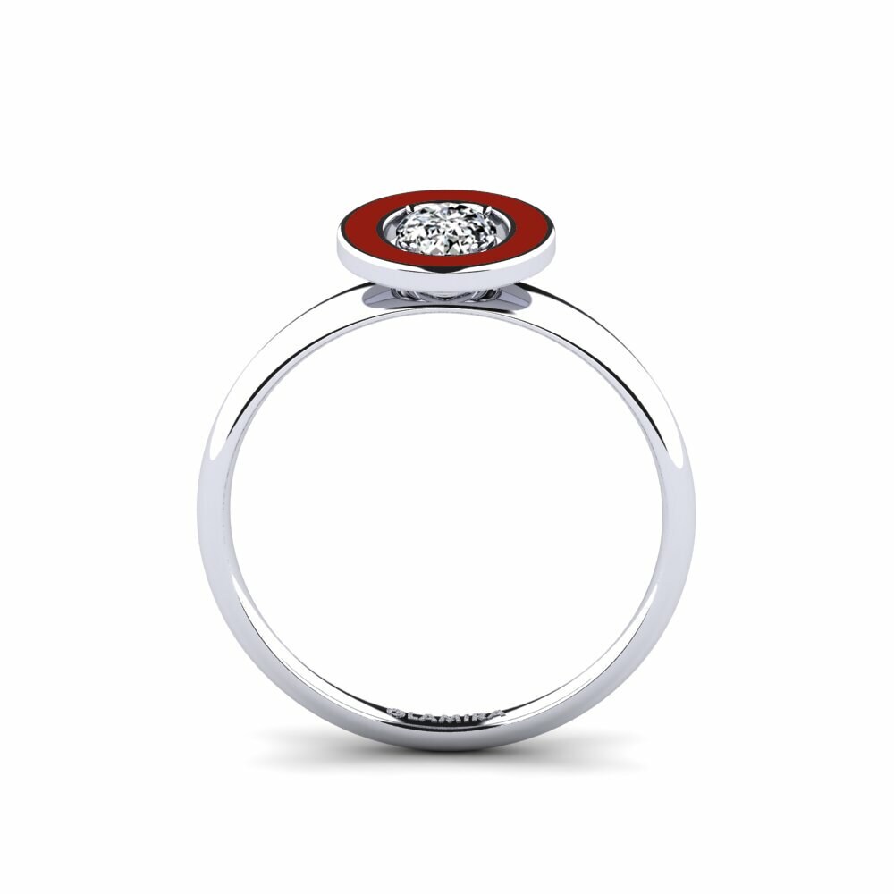 Argent Blanc Bague Wuchang