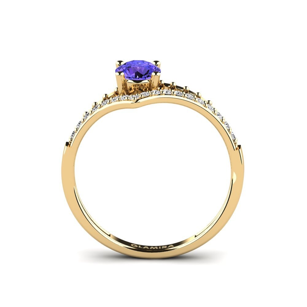 Tanzanite Engagement Ring Zensben