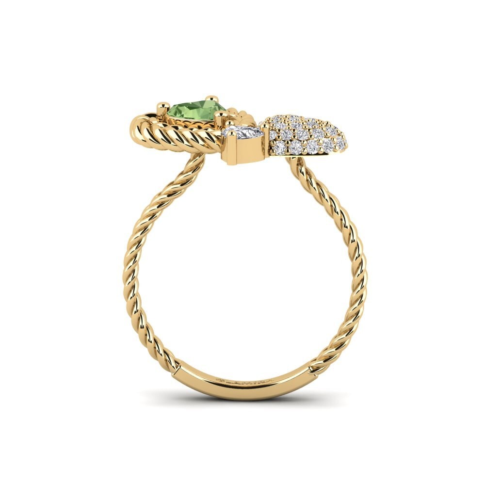 Green Sapphire Ring Athismons