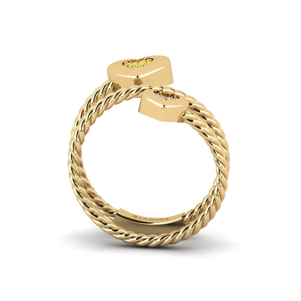 Zafiro amarillo Anillo Bolton