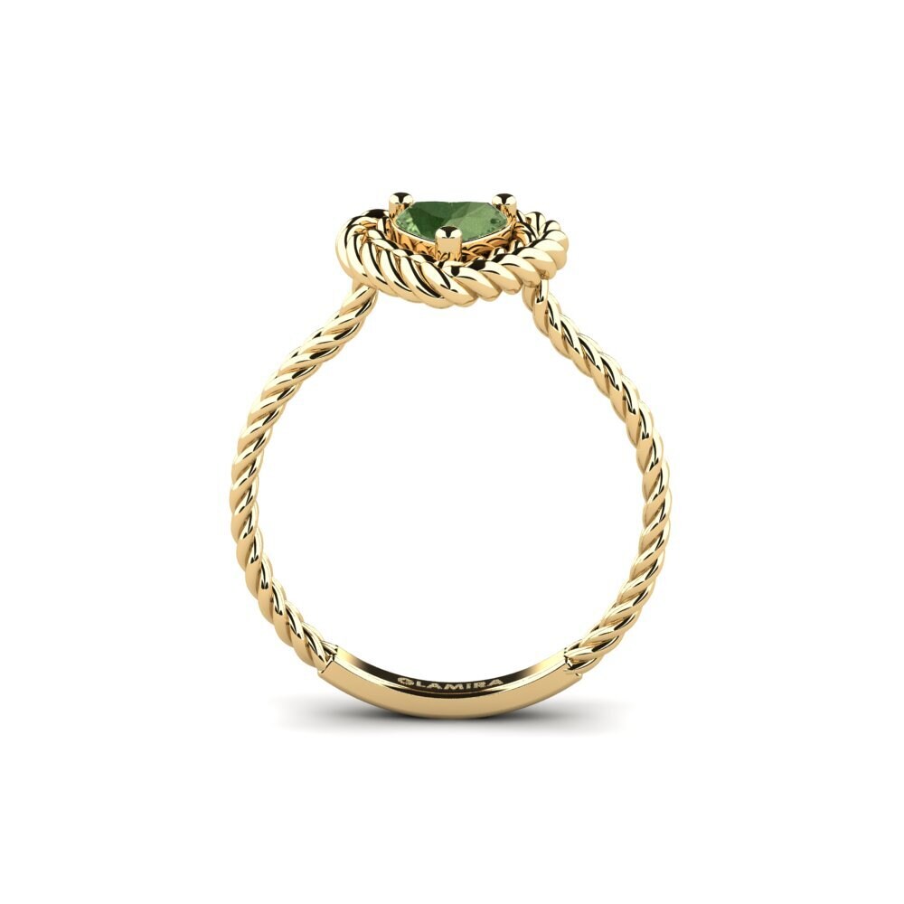 Green Sapphire Ring Sangiovese