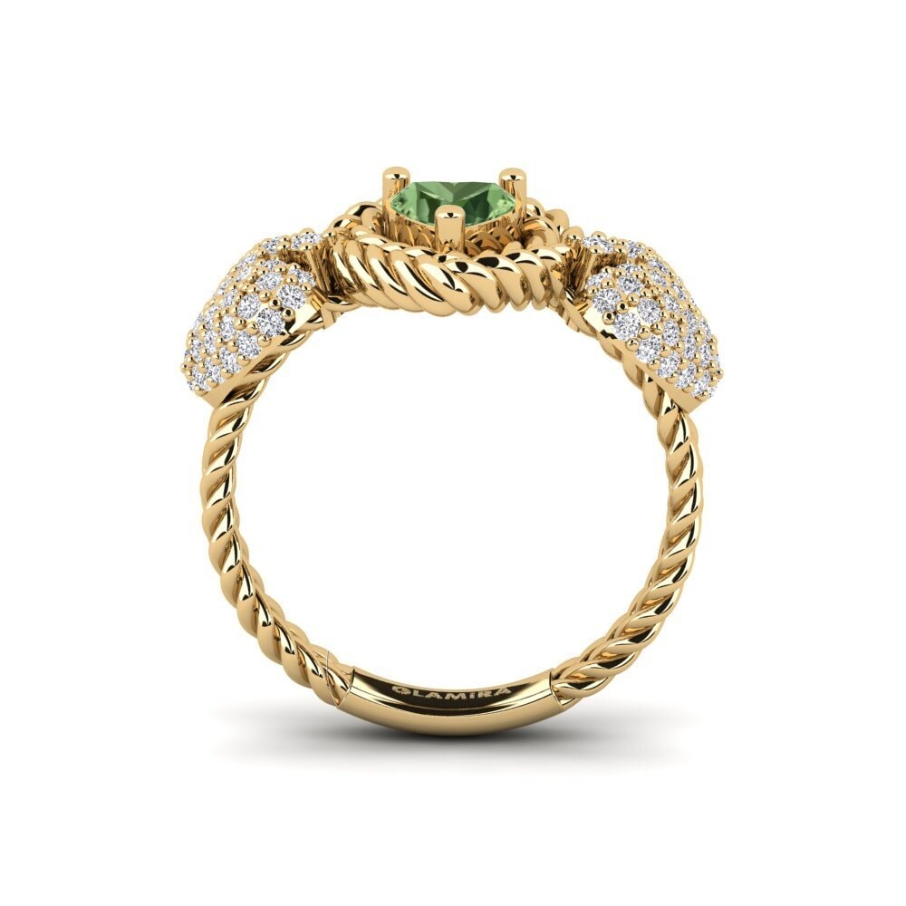 Green Sapphire Ring Verdichio
