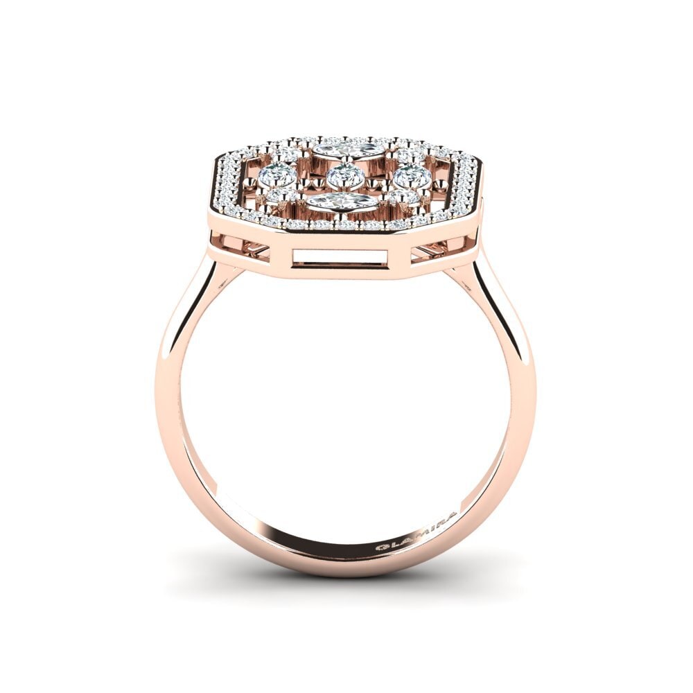 18ct Rose Gold Engagement Ring Buous